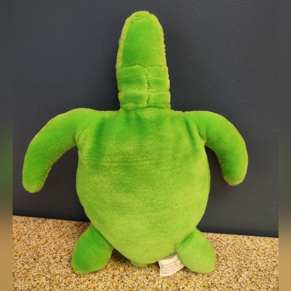 ÷Wildlife Artists Green Sea Turtle Plush 12" Small Of The Wild 1989 Vintage Toy - Picture 8 of 14